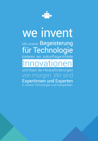 Mit unserer Begeisterung für Technologie kreieren wir zukunftsgerichtete Innovationen und lösen die Herausforderungen von morgen. Wir sind Expertinnen und Experten in unseren Technologien und Fachgebieten. 