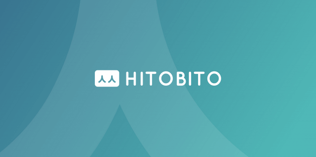 Logo Hitobito vor Hintergrund in Türkis