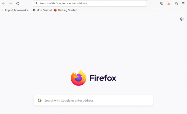 Screenshot Firefox UI